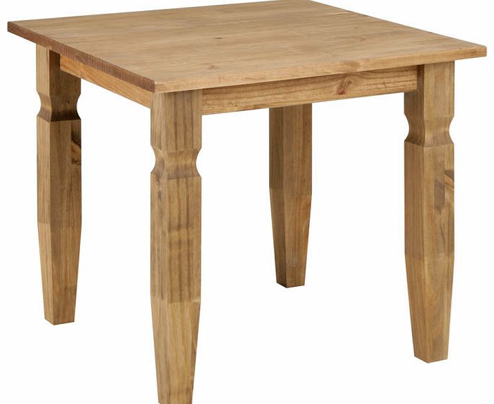 Gardens and Homes Direct Santa Fe 80cm Pine Dining Table