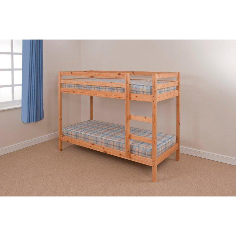 Shaker Natural Pine Twin Bunk Bed