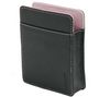 Black Leather Case with pink interior lining