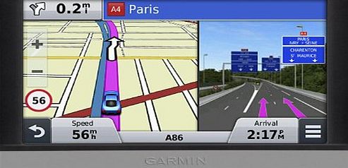 Garmin nuvi 2497LM 4.3`` Sat Nav with UK and Full Europe Maps, Free Lifetime Map Updates and Bluetooth