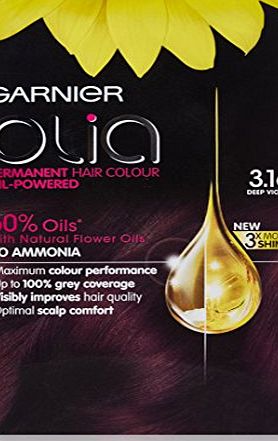 Garnier Olia Permanent Hair Colour 3.16 Deep Violet