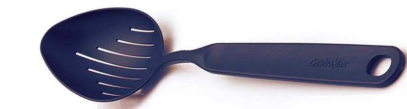 GASTROMAX Slotted spoon / skimmer 172 blue