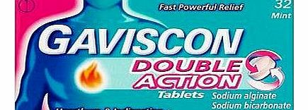 Gaviscon Double Action Mint - 32 Tablets 10061424
