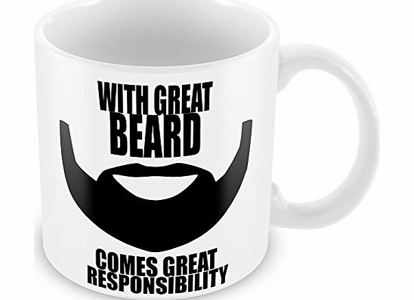 GBP INTERNATIONAL Great Beard Funny Design Novelty Gift Tea Coffee Office Ceramic Mug
