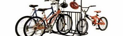 Six-on-the-Floor 6-bike holder with