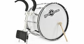 24`` X 12`` Marching Bass Drum with Carrier by