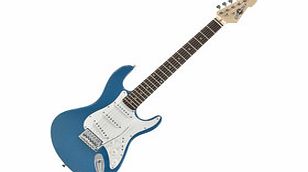 3/4 LA Electric Guitar by Gear4music Blue -