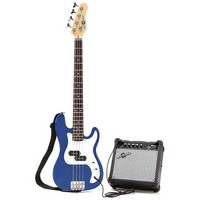 3/4 Size Junior Bass Guitar and Amp BLUE