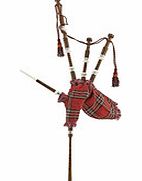 Bagpipes by Gear4music Half Size Royal Stewart