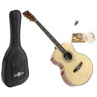 Gear4Music Concert Acoustic Guitar   Accessory Pack