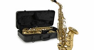 Gear4Music Curved Soprano Saxophone by Gear4music - Ex Demo