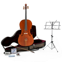 Deluxe 1/2 Cello by Gear4music + Accessory Pack