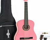 Deluxe Junior Classical Guitar Pack Pink by