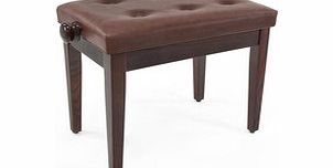 Deluxe Piano Stool by Gear4music Rosewood