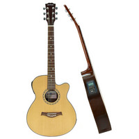 Deluxe Single Cutaway Electro Acoustic Natural
