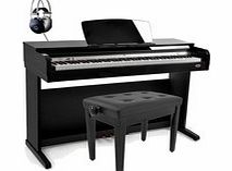 DP10 Digital Piano by Gear4music Gloss Black +