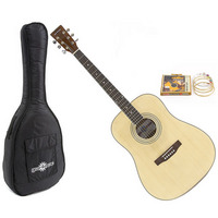 Gear4Music Dreadnought Acoustic Guitar   Accessory Pack