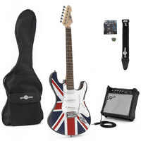 Electric-ST Guitar + Amp Pack Union Jack