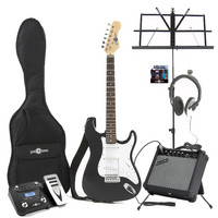 Electric-ST Guitar Black Multi FX Pack