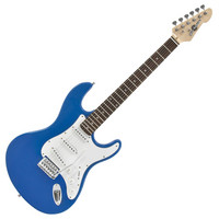Gear4music Electric-ST Guitar by Gear4music- BLUE