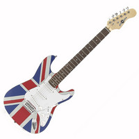 Electric-ST Guitar by Gear4music Union Jack