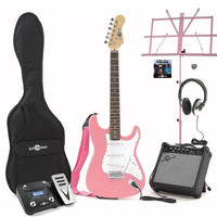 Electric-ST Guitar Pink Christmas Multi FX Pack
