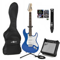 Gear4Music LA Electric Guitar   Complete Pack Blue