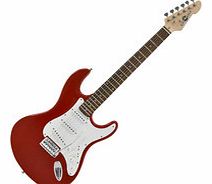 Gear4Music LA Electric Guitar by Gear4music Red - Ex Demo