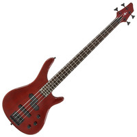 Gear4Music Lexington Bass Guitar by Gear4music Red
