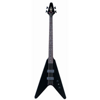 Gear4Music Metal V Bass Guitar by Gear4music Black