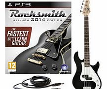 Gear4Music Rocksmith 2014 PS3   3/4 LA Bass Guitar by