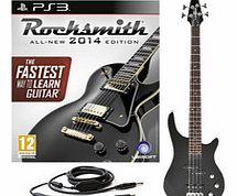 Gear4Music Rocksmith 2014 PS3   Miami Bass Guitar by