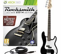 Rocksmith 2014 Xbox 360 + LA Bass Guitar by