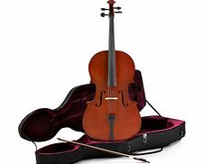 Student 1/4 Size Cello with Case by Gear4music -