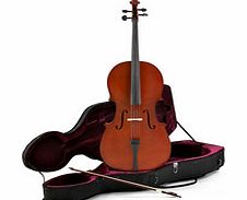Student 3/4 Size Cello with Case by Gear4music -