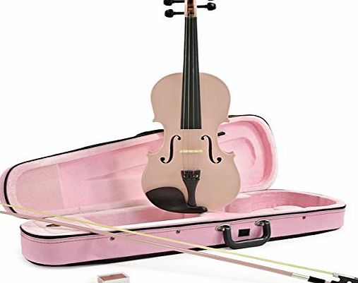 Gear4Music Student 3/4 Violin Pink by Gear4music