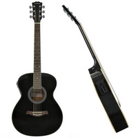 Gear4Music Student Electro Acoustic Guitar Black