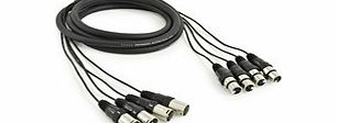 XLR (M) - XLR (F) Link Cable 4/4 3m