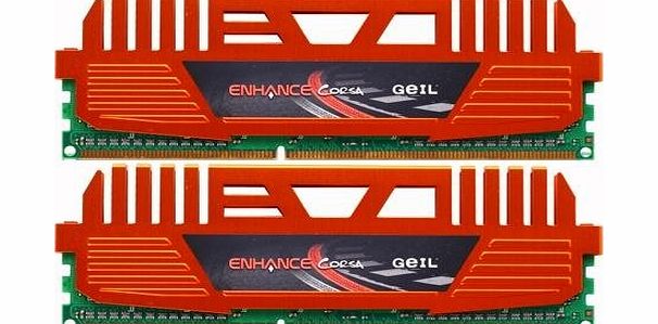 GeIL  GEC38GB1600C9DC 8GB (2x4GB)PC3 12800 1600MHz 9-9-9-28DualChannelEnh.Corsa CORSA Heatsink - (Components gt; Memory)