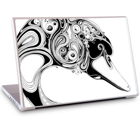 13 PC Laptop & MacBook GelaSkin Swan by Si Scott