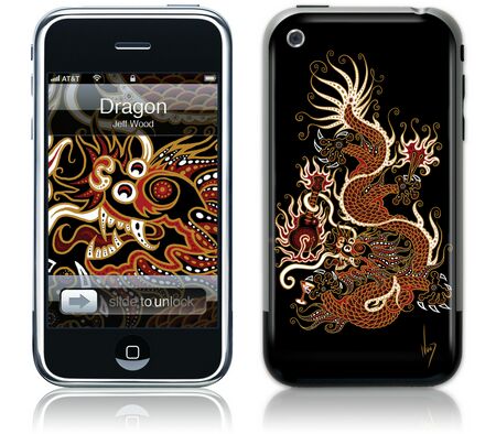 Gelaskins iPhone 1st Gen GelaSkin Dragon by Jeff Wood
