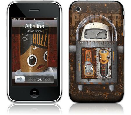 Gelaskins iPhone 3G 2nd Gen GelaSkin Alkaline by Jason Lim