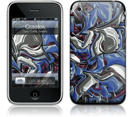 Gelaskins iPhone 3G 2nd Gen GelaSkin Craotek by Greg