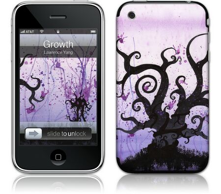 Gelaskins iPhone 3G 2nd Gen GelaSkin Growth by Lawrence Yang