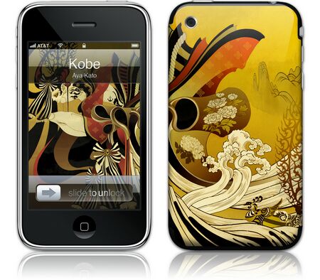 Gelaskins iPhone 3G 2nd Gen GelaSkin Kobe by Aya Kato