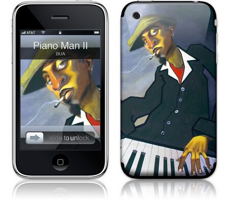Gelaskins iPhone 3G 2nd Gen GelaSkin Piano Man II by BUA