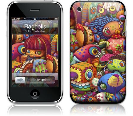 Gelaskins iPhone 3G 2nd Gen GelaSkin Ragdolls by Yoko