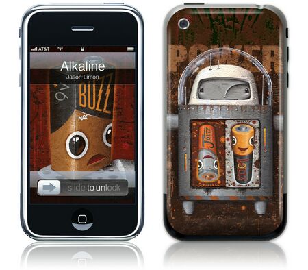 GelaSkins iPhone GelaSkin Alkaline by Jason Lim