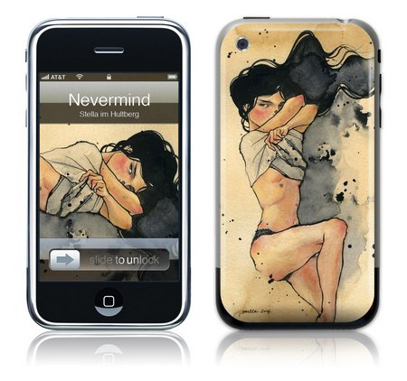 iPhone GelaSkin Never Mind by Stella im Hultberg