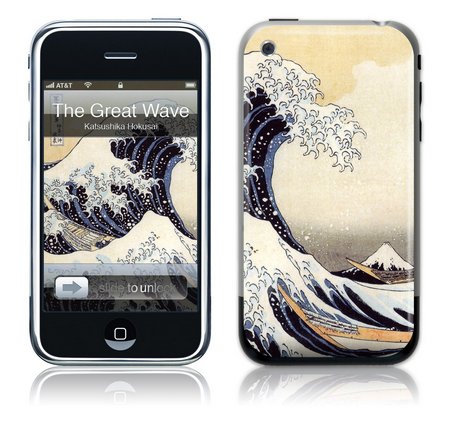 iPhone GelaSkin The Great Wave by Hokusai